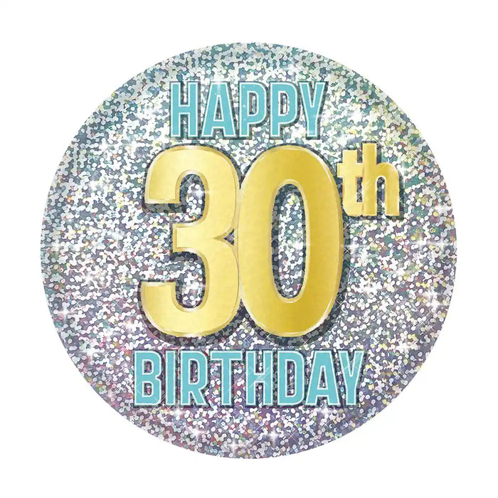 30th Birthday Button, 2in