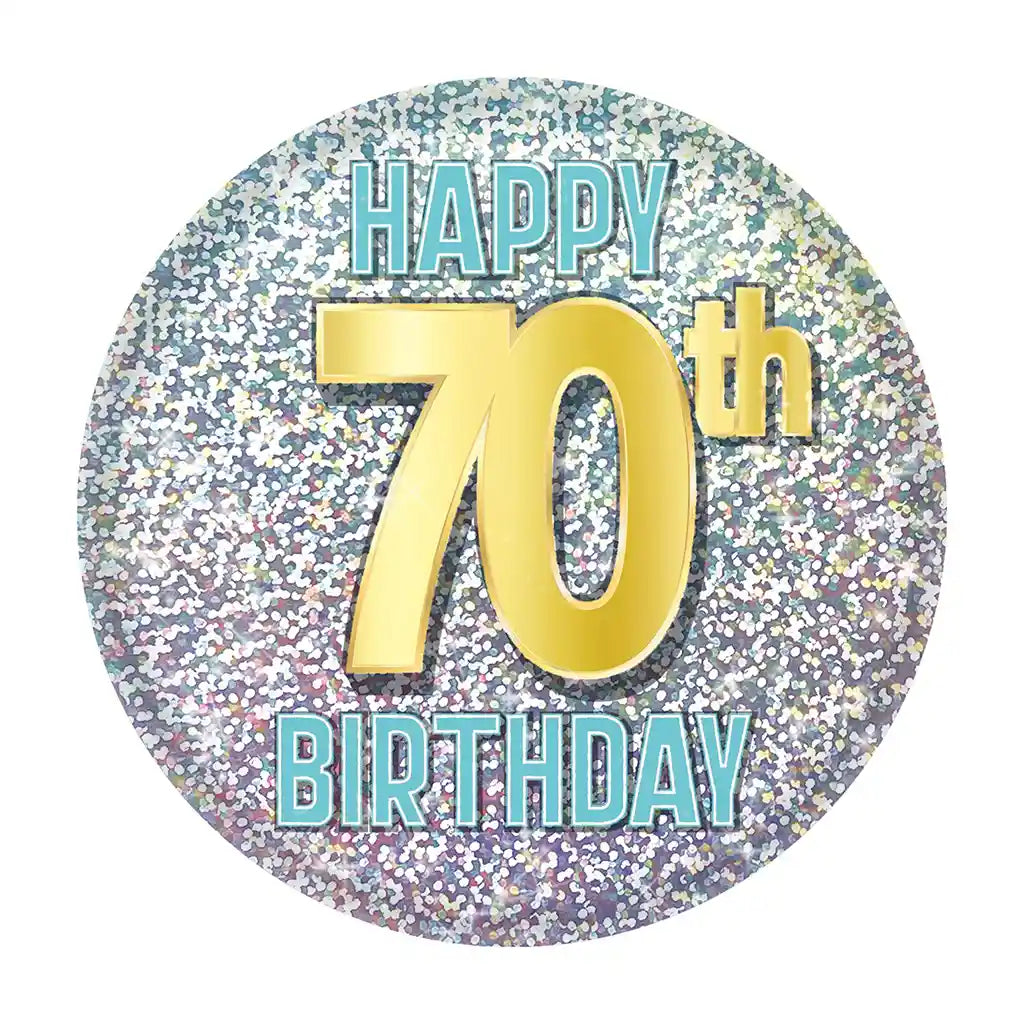 70th Birthday Button, 2in