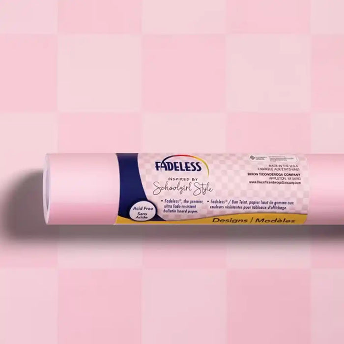 Fadeless Schoolgirl Style Bulletin Board Paper, 47.25in x 12ft, Cake Pop 1 Roll
