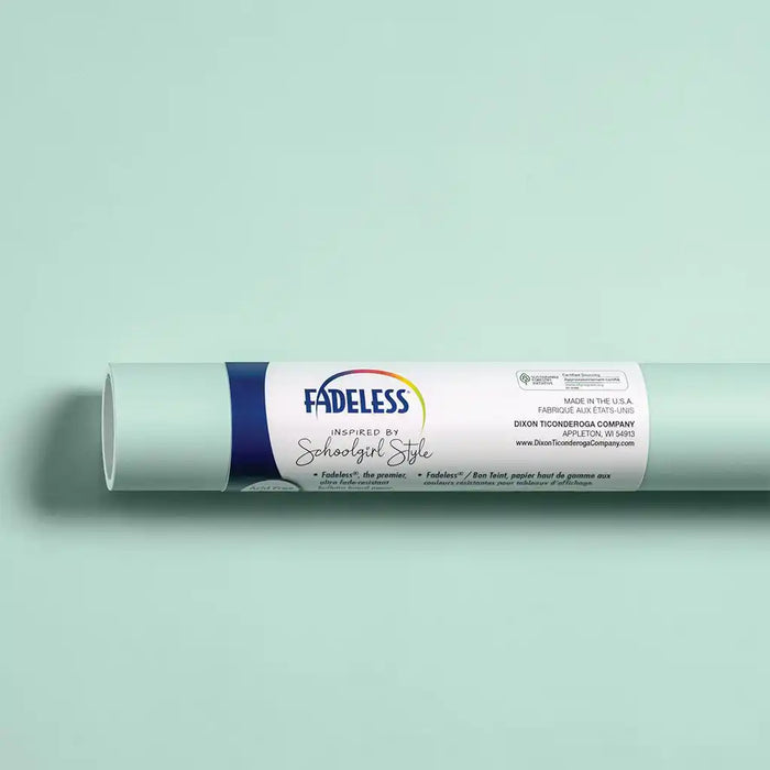 Fadeless Schoolgirl Style Bulletin Board Paper, 47.25in x 12ft, Mint 1 Roll