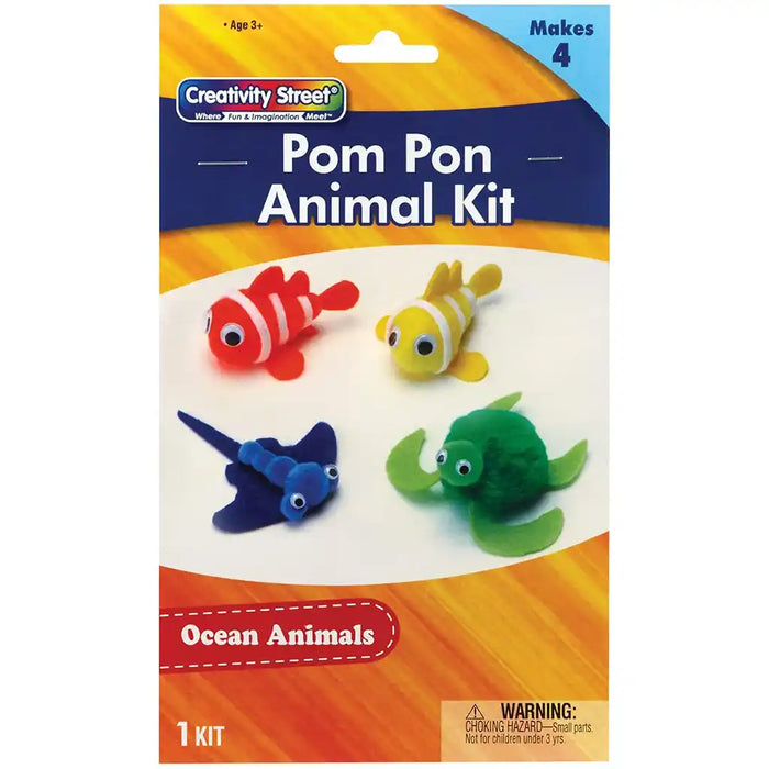 Kit Pom Pon Ocean Animals 4ct