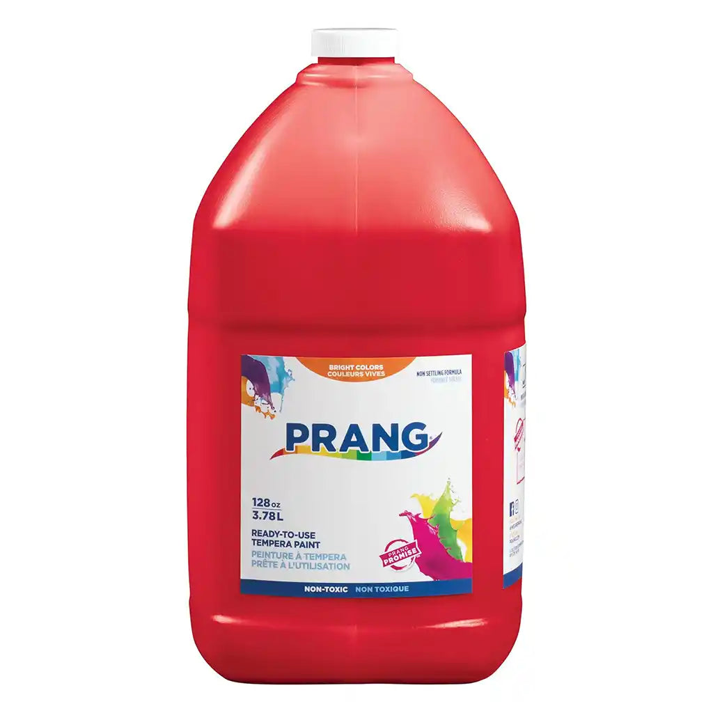 Prang Washable Tempera Paint 1 Gallon, Red