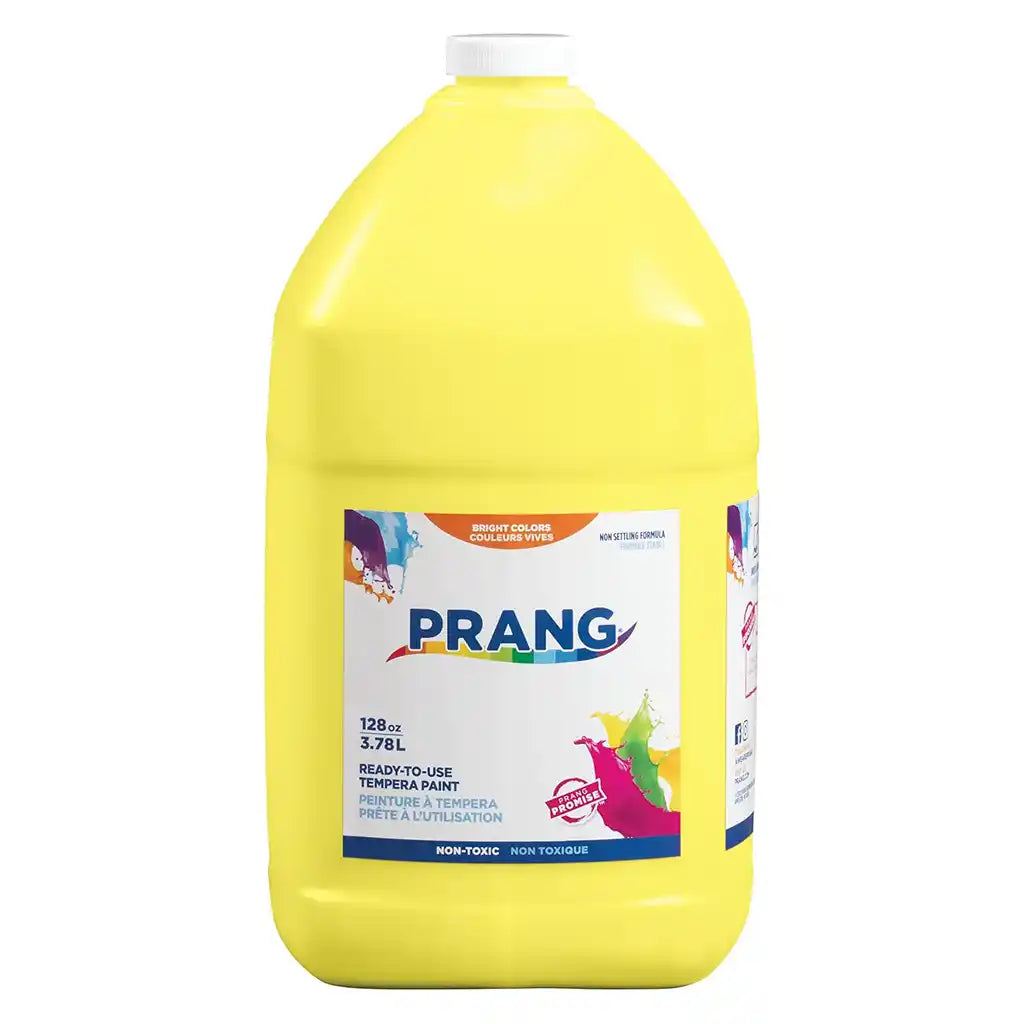 Prang Washable Tempera Paint 1 Gallon, Yellow