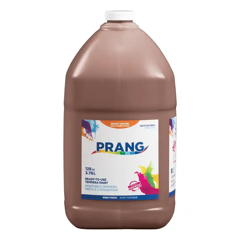 Prang Washable Tempera Paint 1 Gallon, Brown