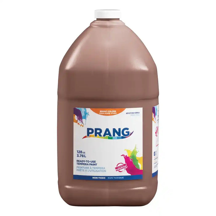 Prang Washable Tempera Paint 1 Gallon, Brown