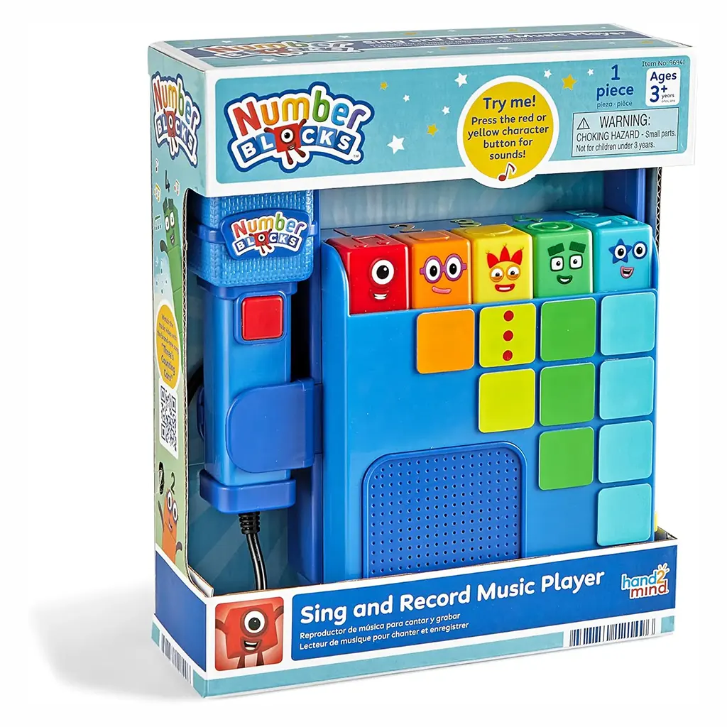 Numberblocks Sing and Record Music Player