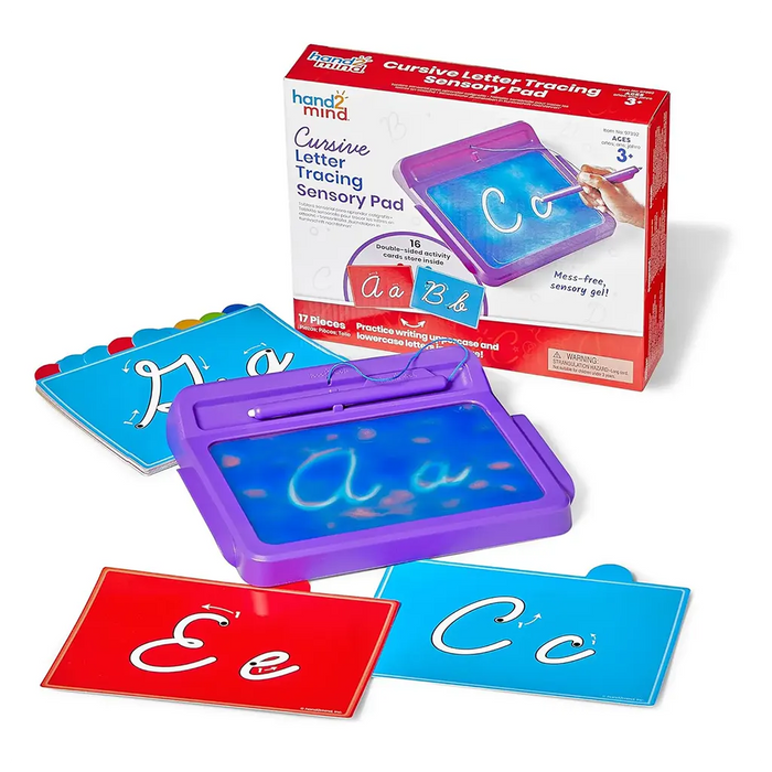 Cursive Letter Tracing Sensory Pad