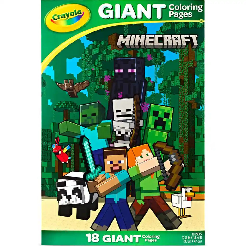 Crayola Minecraft Giant Coloring Pages