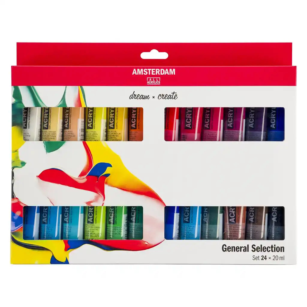 Amsterdam Acrylic Set of 24 x 20ml