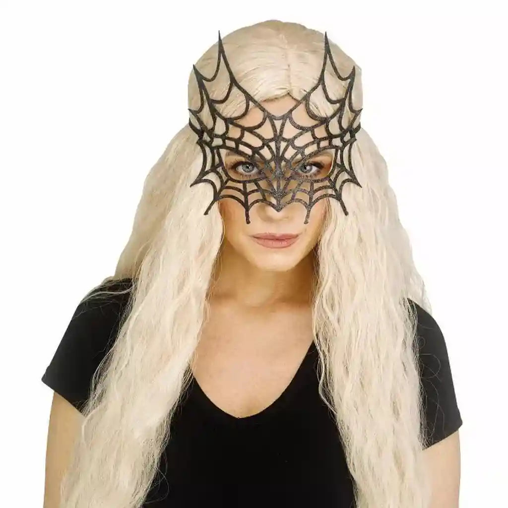 Gothic Sparkle Web Eyemask