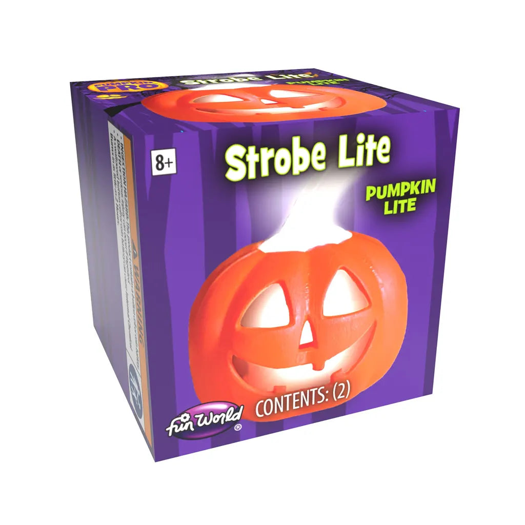 White Strobe Pumpkin Light