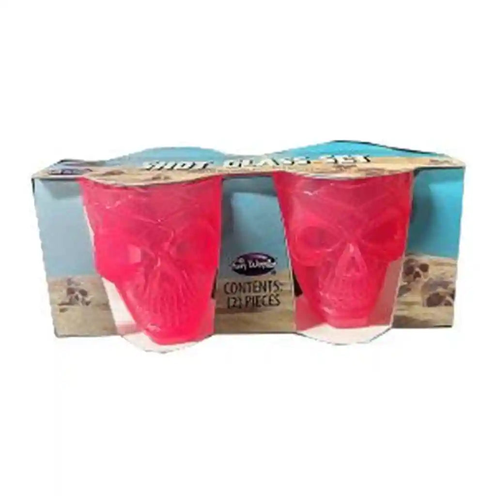 Skull Shot Glass Set 2pk