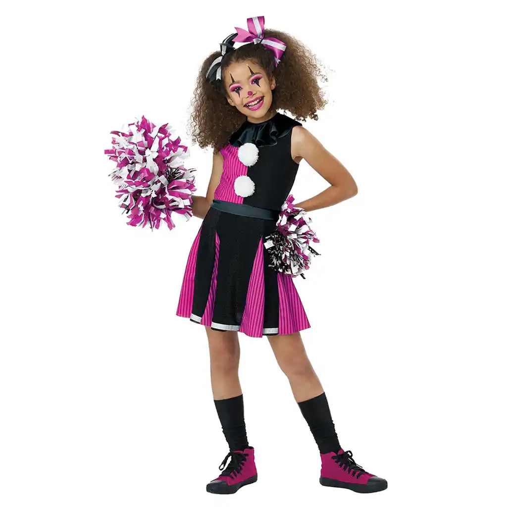 Cheer-Ful Clown Girl Child Costume