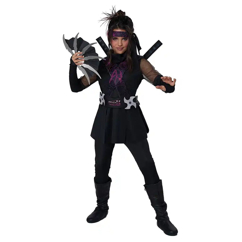 Ninja-X Widow Strike Child Costume