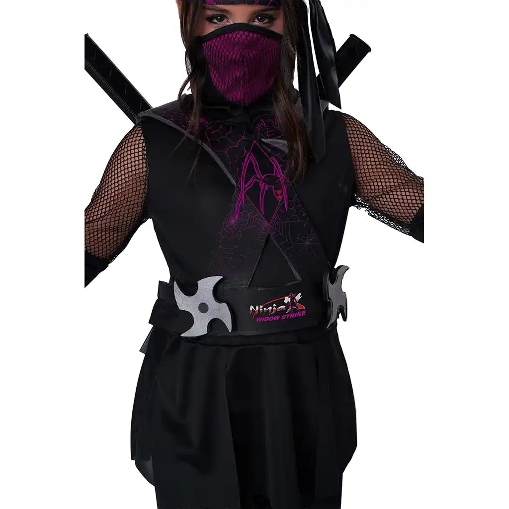 Ninja-X Widow Strike Child Costume