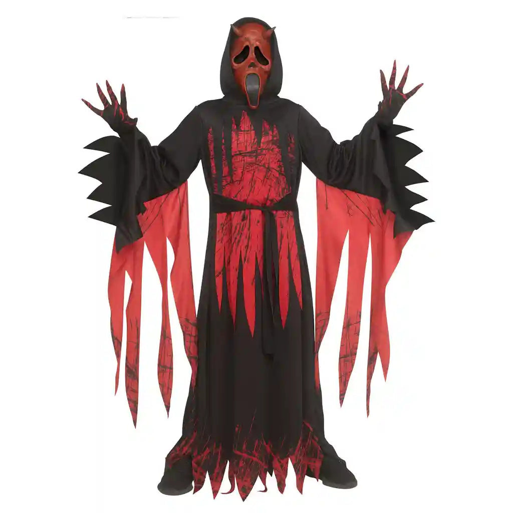 Aged Devil Face Child Costume
