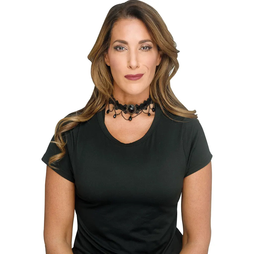 Velour Ribbon Choker