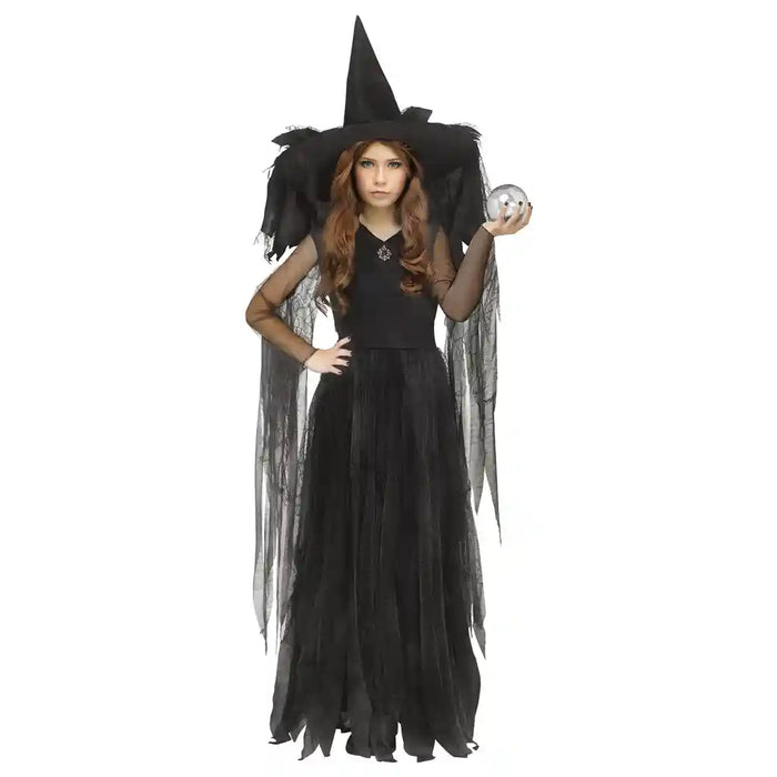 Tatter Witch Bad Black Child Costume