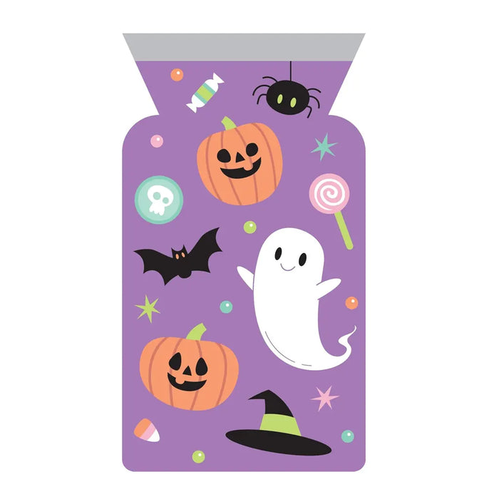 Halloween Characters Cello Bag with Tie, 12ct