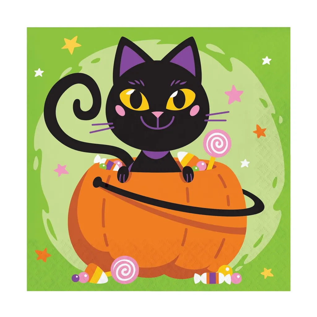 Glowing Ghouls Lunch Napkin 16ct 2Ply