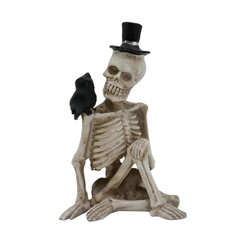 Resin Mini Skeletons with Hats