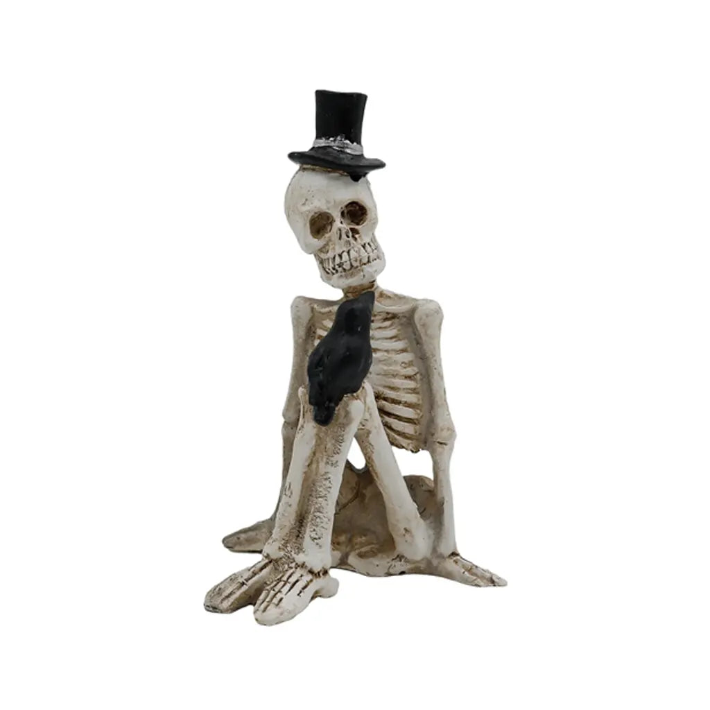 Resin Mini Skeletons with Hats