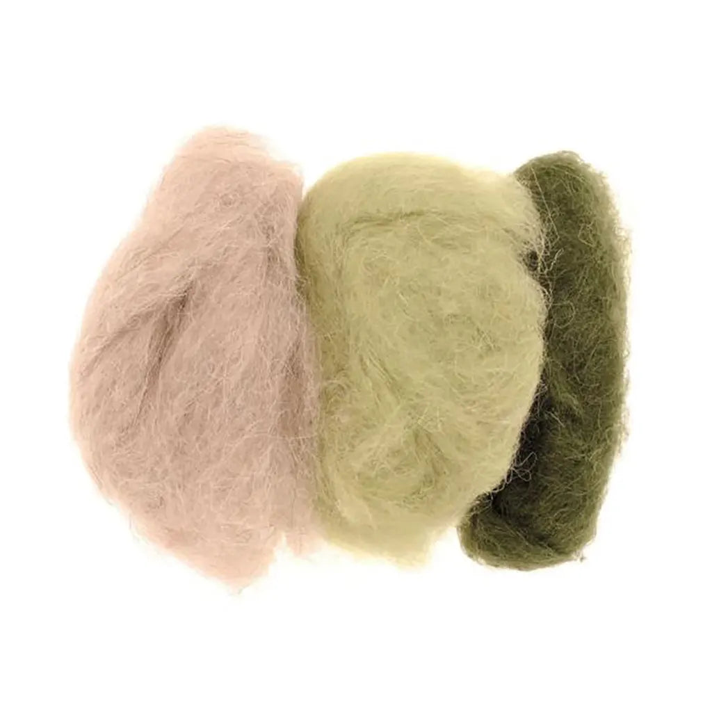 Sheepwool 30G 100% Natural, Green-Mix