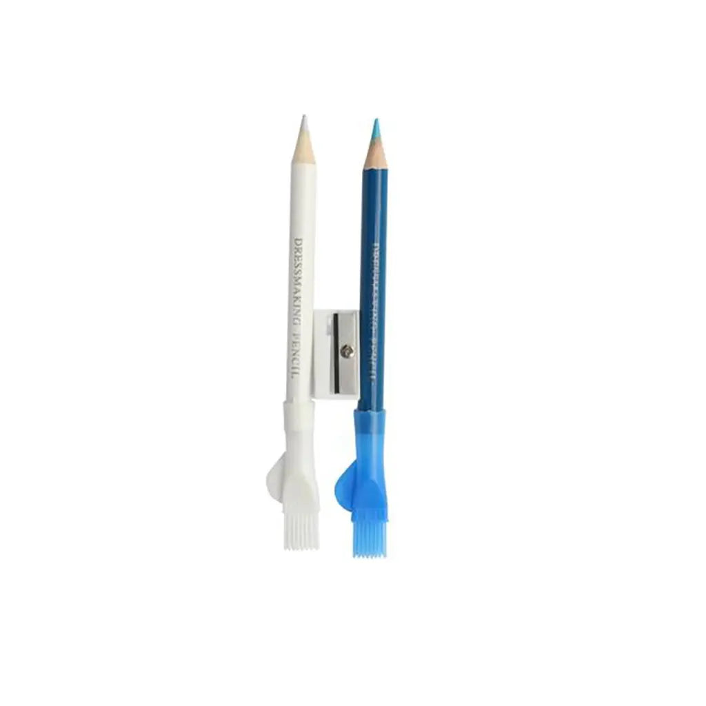 Chalk kit Blue-White with Sharpener + Rubber