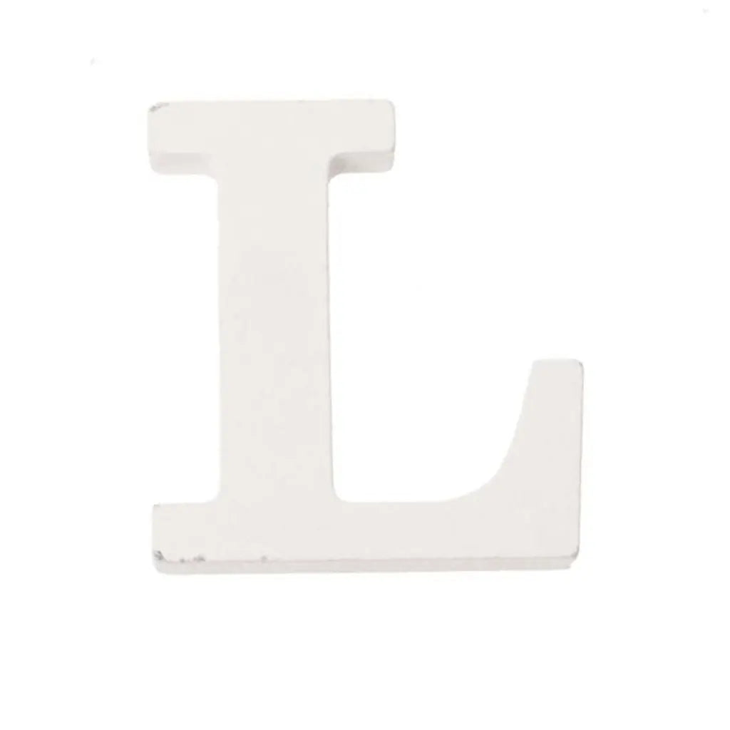 Letter L MDF 5.5x0.9cm 1pc