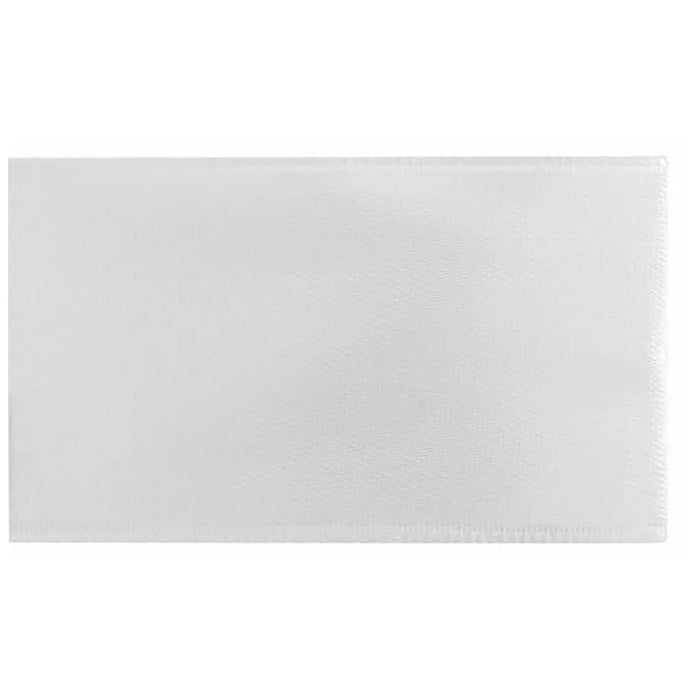 Satin Ribbon 6mm 10m White