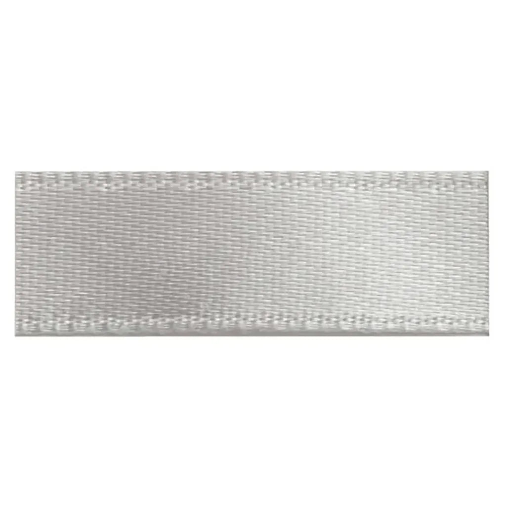 Satin Ribbon 6mm 10m Silver
