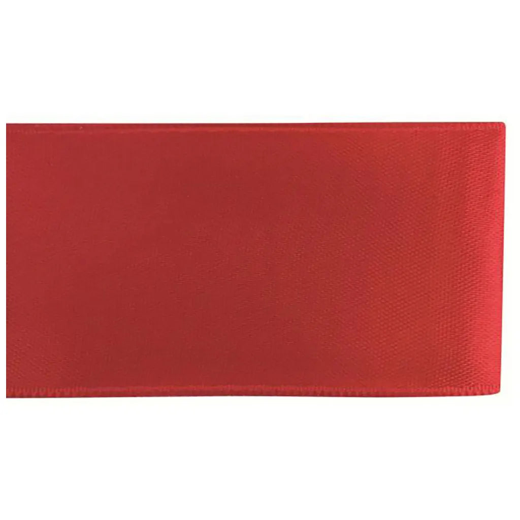 Satin Ribbon 10mm 10m Red