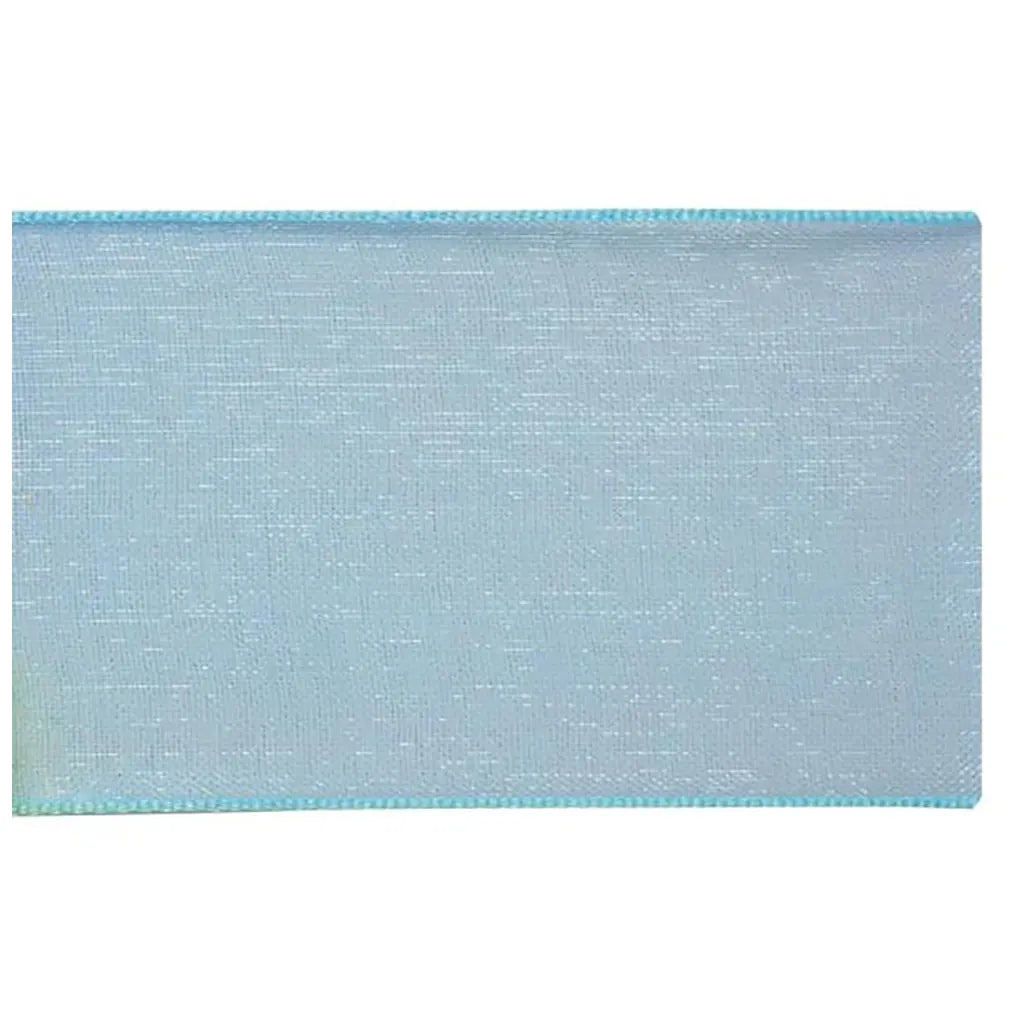 Organza ribbon 10mm 10m Light Blue