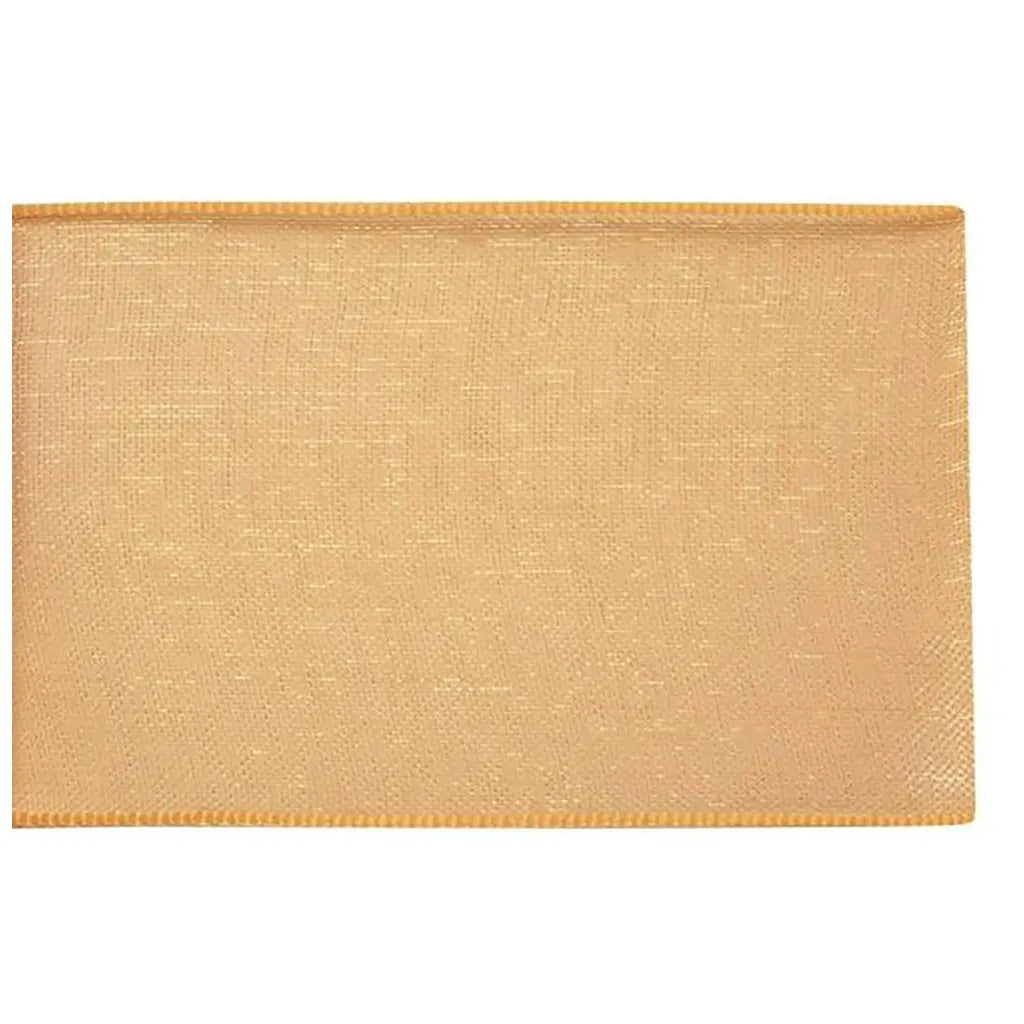 Organza ribbon 10mm 10m Light brown