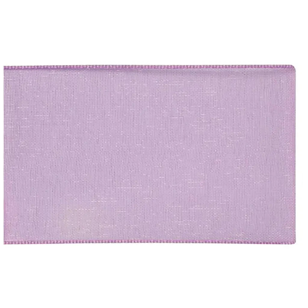 Organza ribbon 10mm 10m Lilac