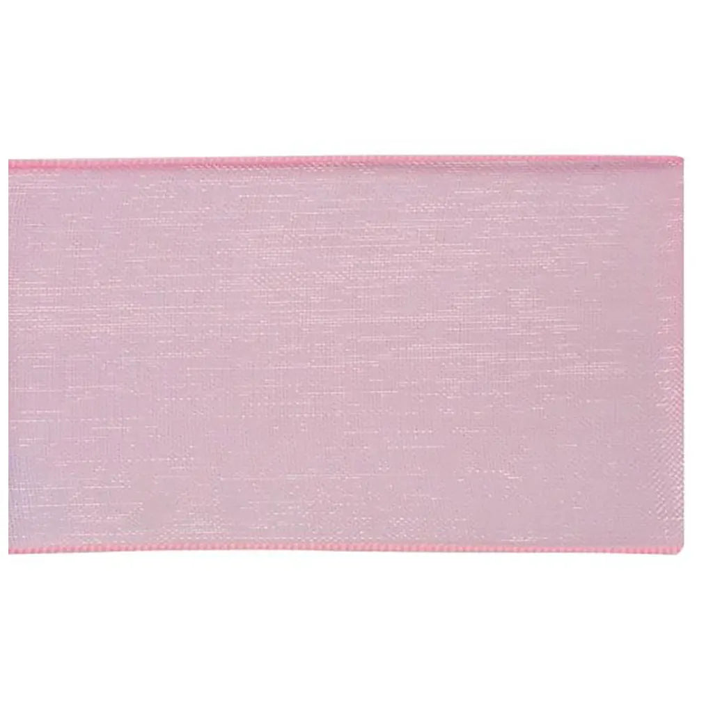 Organza ribbon 10mm 10m Pink