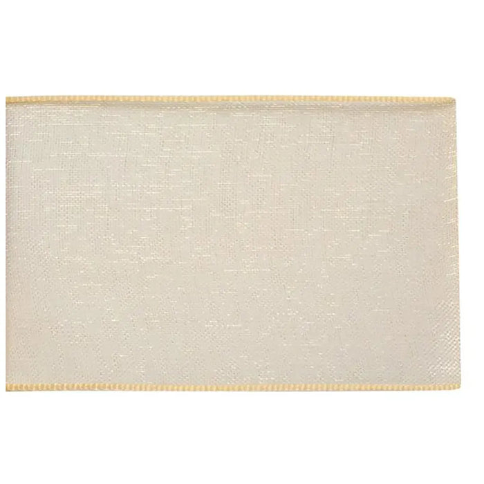Organza ribbon 10mm 10m Cream