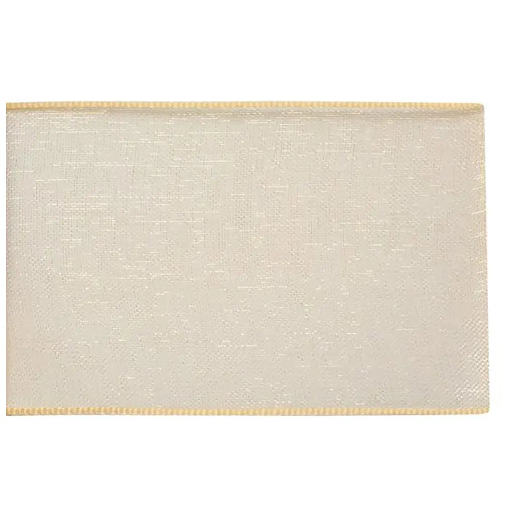Organza Ribbon 25mm 5m Cream