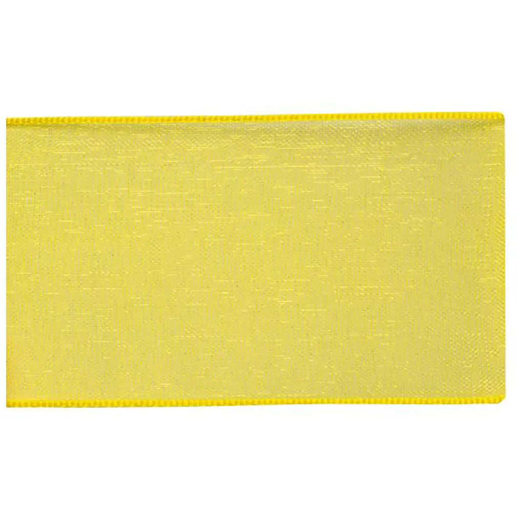 Organza Ribbon 38mm 5m Yellow