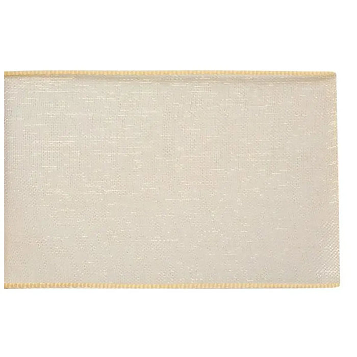 Organza Ribbon 38mm 5m Cream