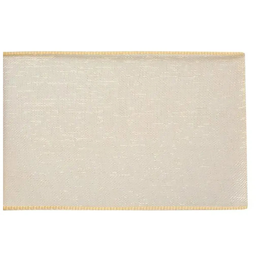Organza Ribbon 38mm 5m Cream