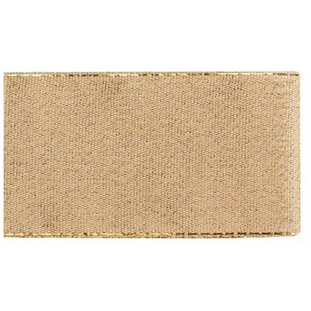 Glitter Ribbon 25mm 5m Gold