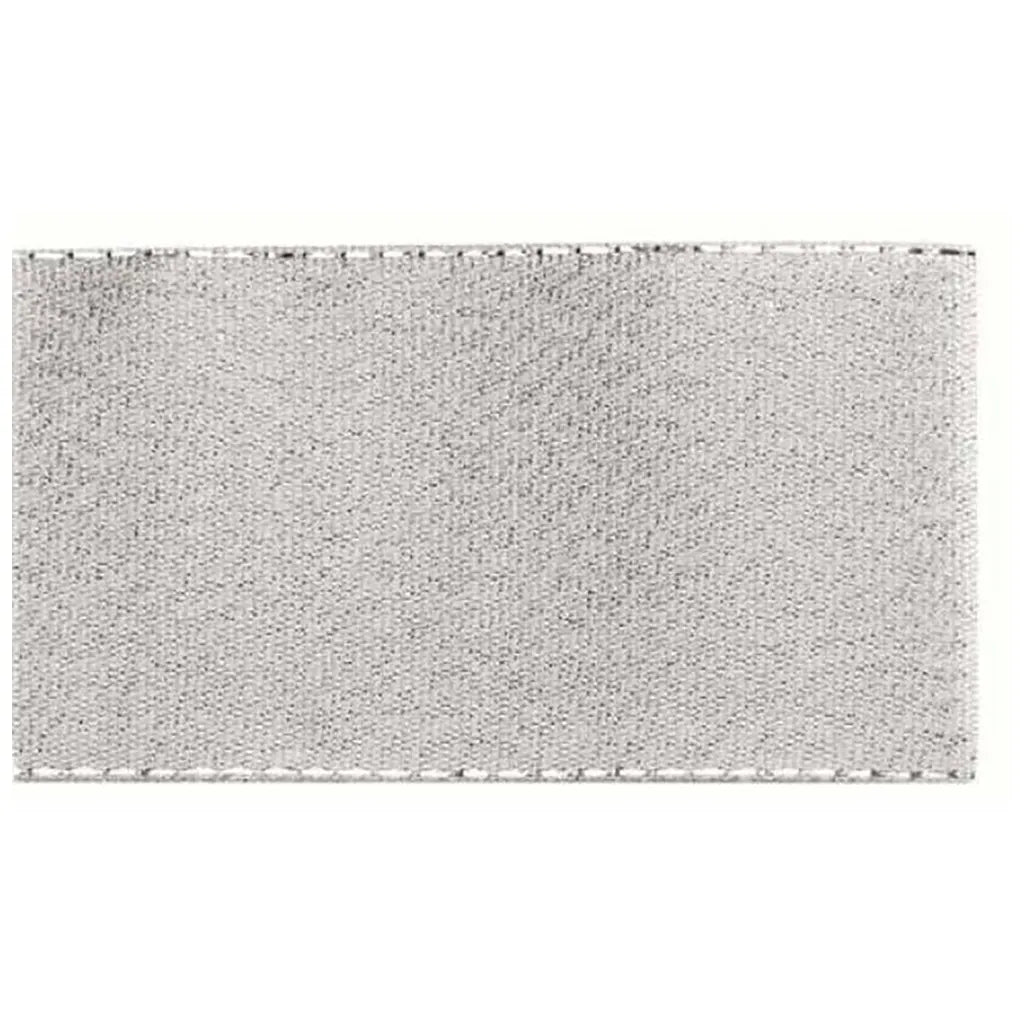 Glitter Ribbon 38mm 5m Silver
