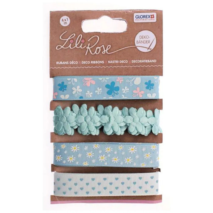 Deco Ribbon 4x100cm Blue