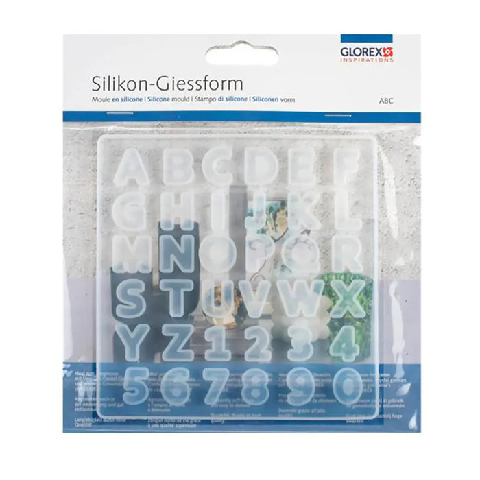 Silicone Mould Abc 13.3x13.5cm