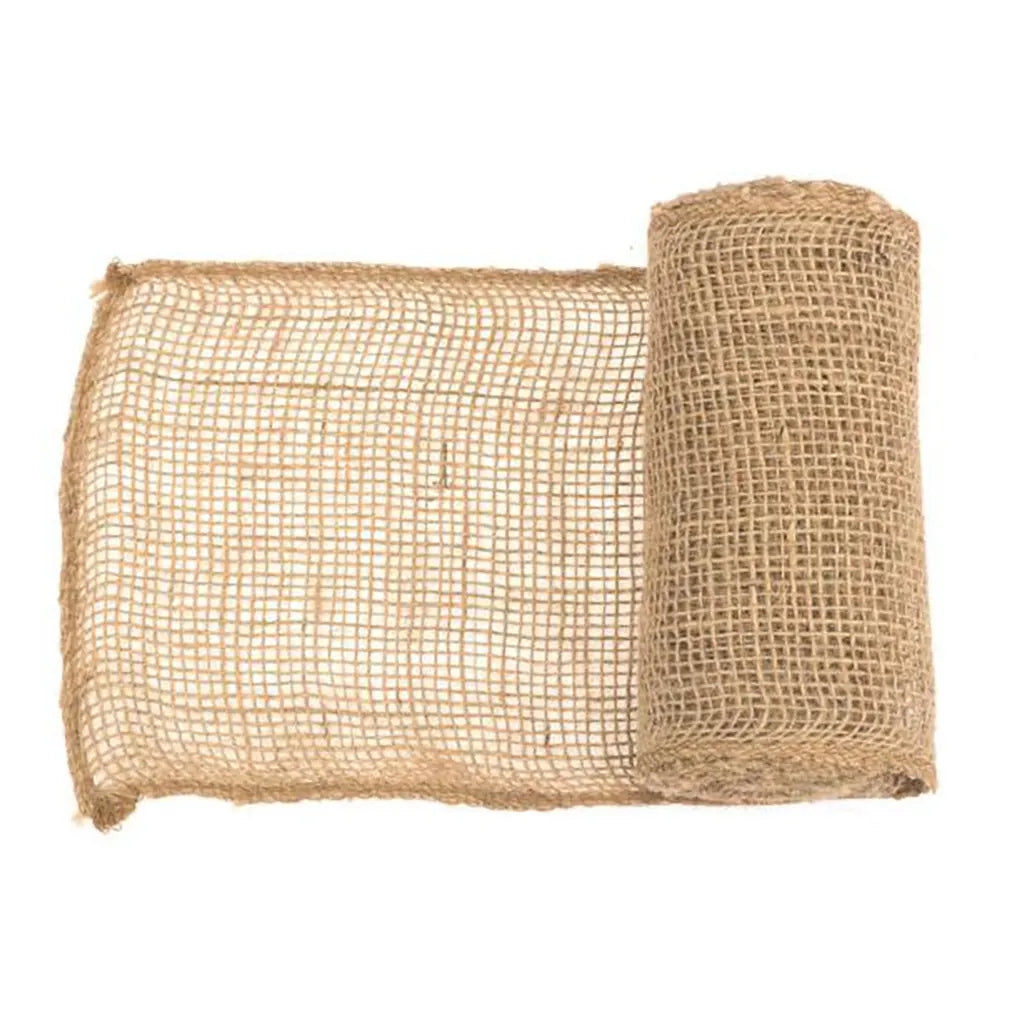 Jute ribbon 15cm x 3m natural
