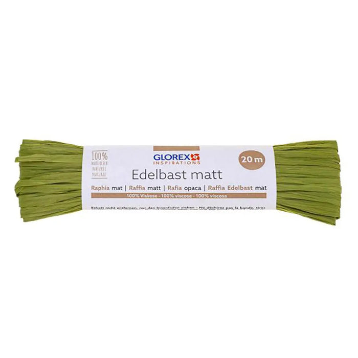 Raffia Matt 20m, Olive