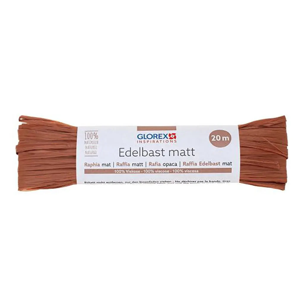 Raffia Matt 20m, Light Brown