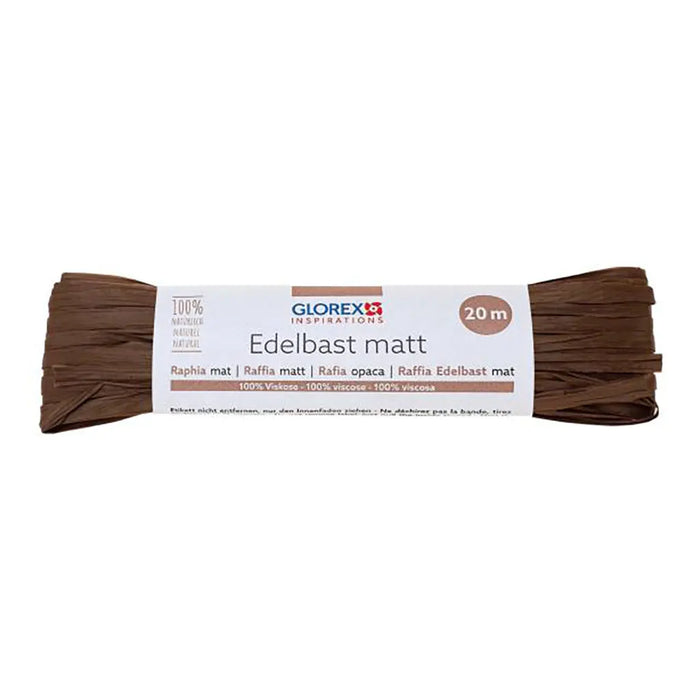 Raffia Matt 20m, Dark Brown