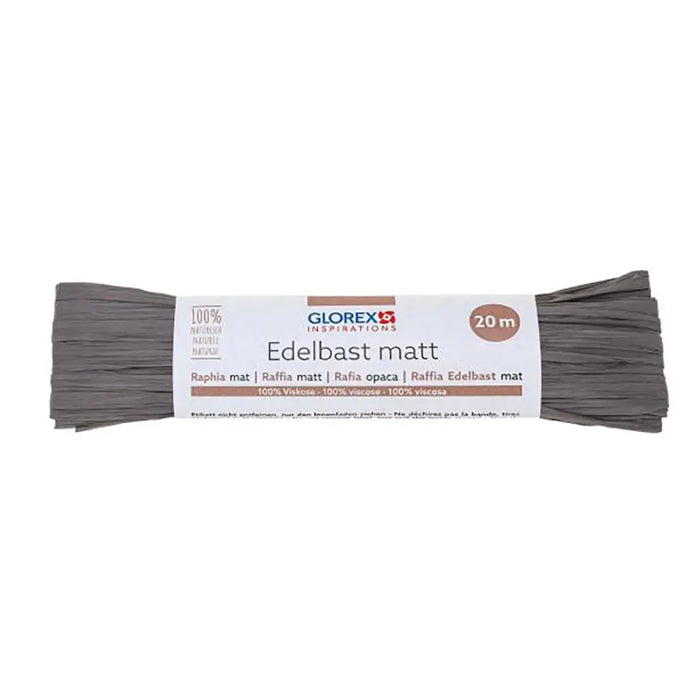 Raffia Matt 20m, Grey